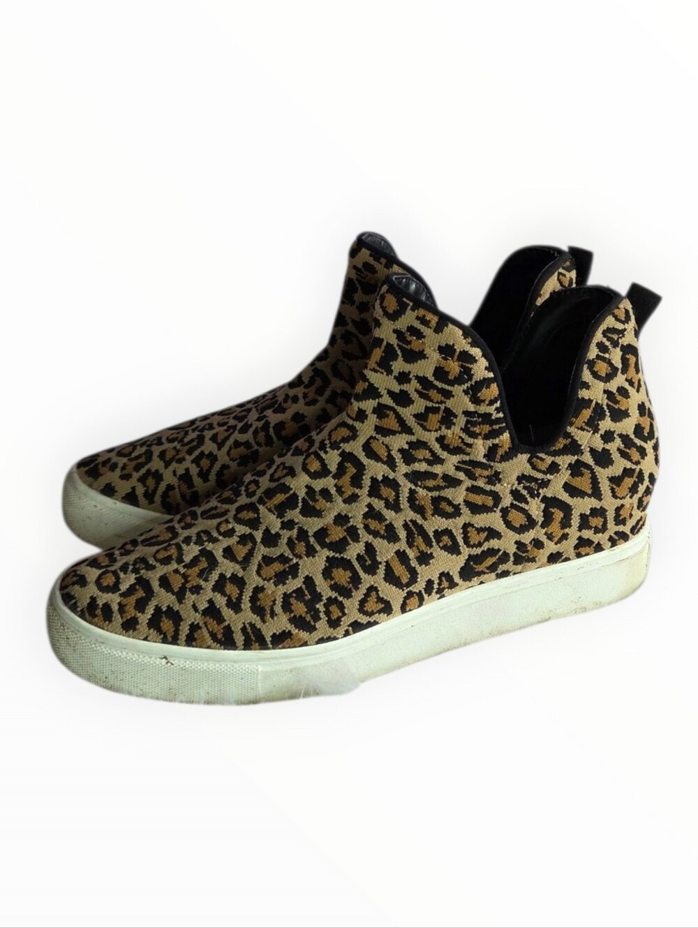 Steve Madden Leopard Print Slip-On Sneakers -9